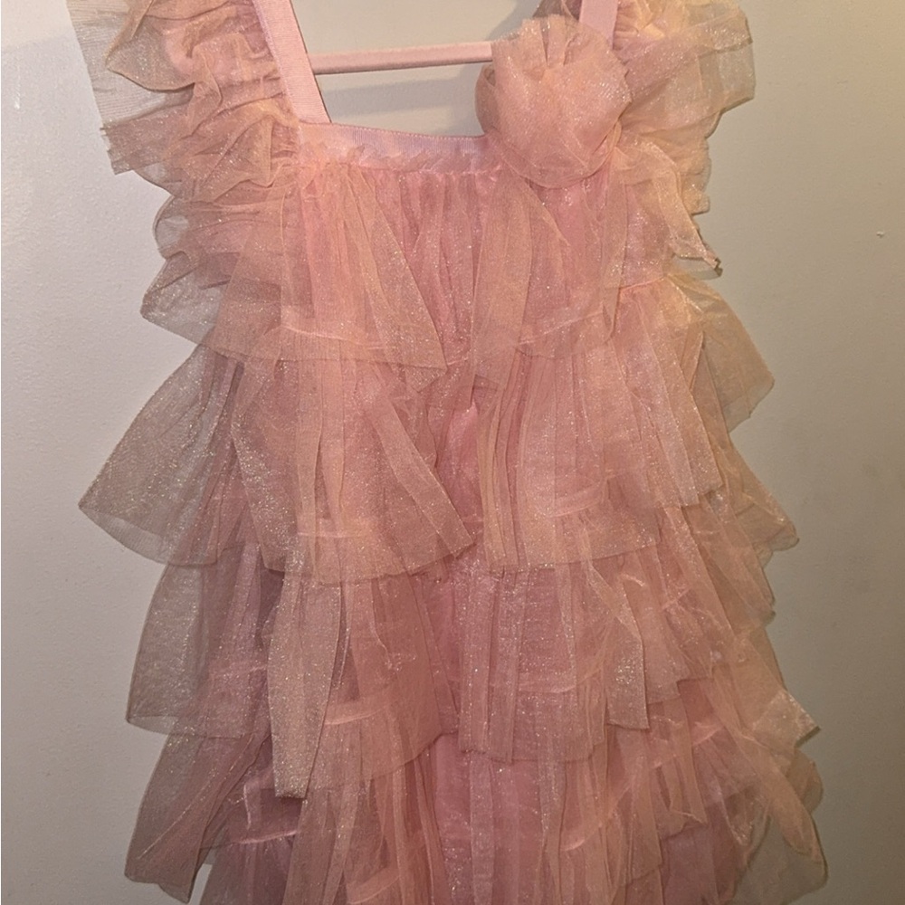 Pink Ruffled Dress